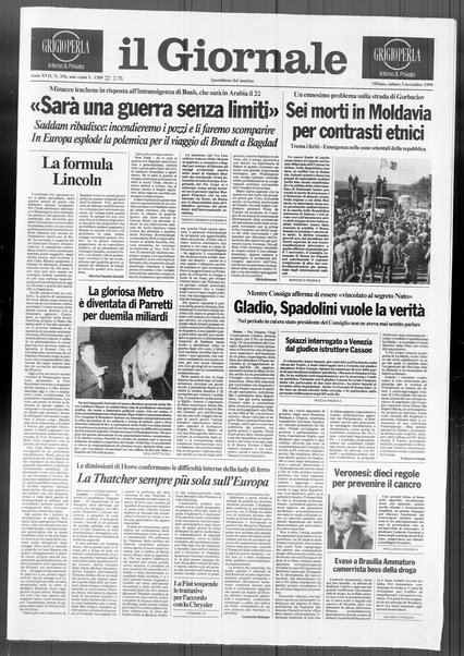 Il giornale : quotidiano del mattino